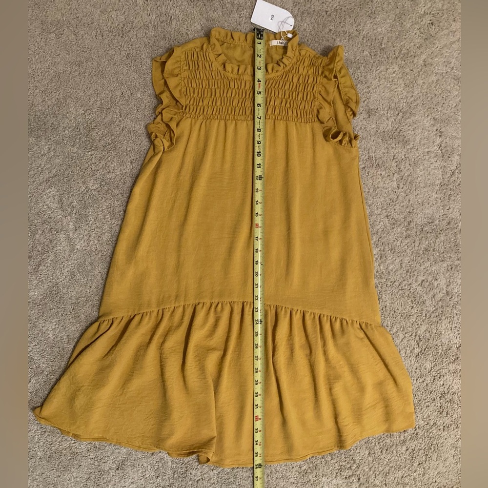 J. Her Smocked Ruffle Dress NWT - Picture 8 of 10